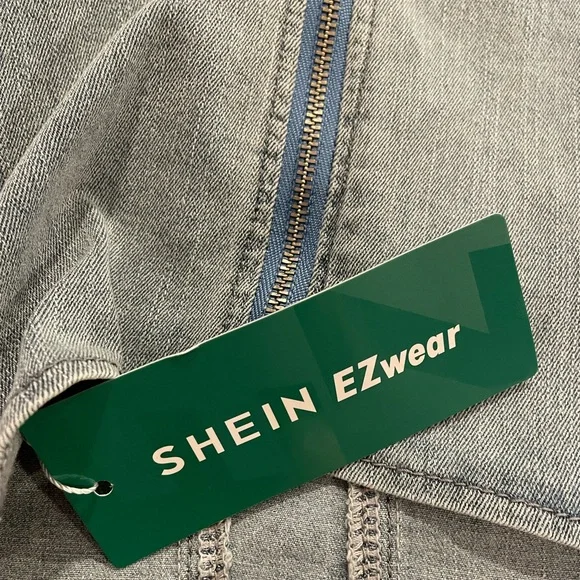 NWT denim Shein skirt and top set - Picture 7 of 8